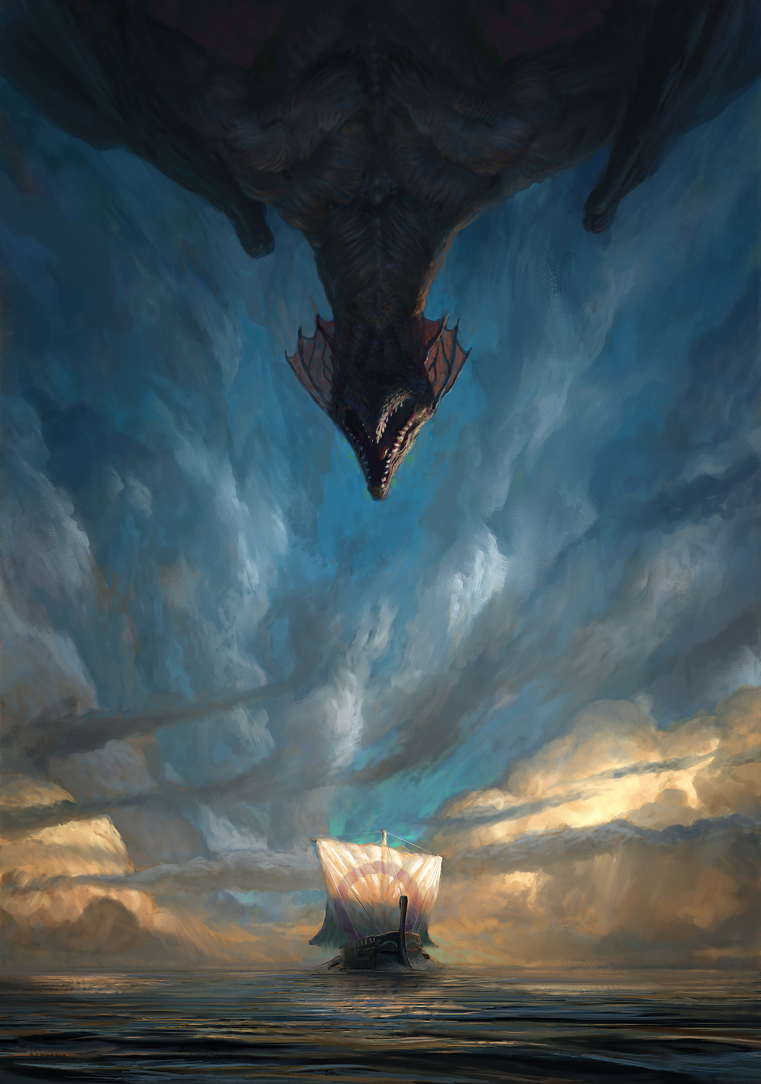 Simon & Schuster - The Dragon Round cover art